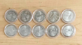 America&#39;s New State Quarters Brilliant Uncirculated Set of 10 in Capsule - £9.35 GBP