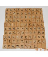 Vintage 1948 SCRABBLE Board Game Selchow &amp; Righter Replacement Letter Ti... - £11.28 GBP
