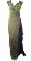 $6,000 Roland Nivelais Stunning Exclu Green Silk Gown Runw Red Carpet 4  - £475.42 GBP