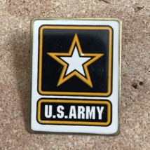 Vintage US Army Star Rectangle Lapel Pin Made In USA - £6.91 GBP