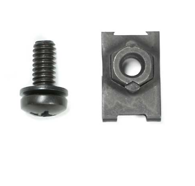 1965-1967 Corvette Screw Kit Grille Lower Center 2 Pieces - $16.78