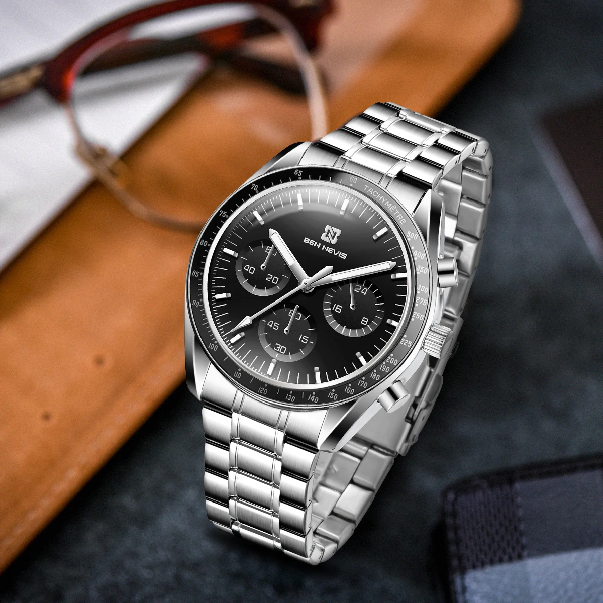 Ben Nevis Speedmaster Automatic Date Speed ?? Clock Watch For Men Fashion Exact - £128.17 GBP