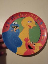 Vintage Sesame Street Zak Kids Melamine Dinner Plate 1999 Elmo Cookie Bi... - $29.74