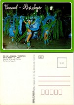 Brazil Rio de Janeiro Rio Carnival Carnaval Beautiful Women Parade VTG Postcard - £7.37 GBP