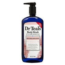 Dr. Teal&#39;s Pink Himalayan Body Wash, Restore and Replenish with Pure Epsom Salt  - £19.97 GBP