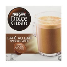 Nescafe Dolce Gusto Cafe Au Lait - Pack of 3 (Total 48 Capsules, 48 servings)  - £30.15 GBP