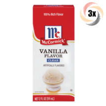 3x Packs McCormick Vanilla Flavor Clear Extract | 2oz | Non Gmo Gluten Free - $17.20