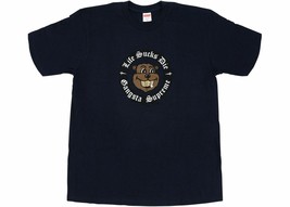 DS Supreme Life Sucks Die Tee Navy - Size Small - In plastic - 100% Auth... - $188.88