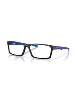 New Oakley OX-8060 0959 Satin Black & Blue OVERHEAD Eyeglasses 59/16/138 - $178.15