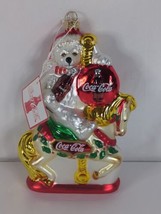 Kurt Adler Collection Polonaise Collection 2000 Coca Cola Bear Carousel Horse - £15.23 GBP