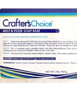 White Soap Base Melt Pour Sealed New 2lbs Crafters Choice White Clean GstRm - $380.53 MXN