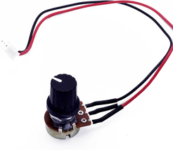 10K OHM Linear Taper Rotary Potentiometer B10K Pot with Knob and 3-Pin JST-XH2.5 - £10.00 GBP