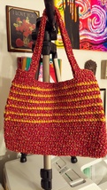 Happy Retreat Tote/Shoulder Bag, 13 inches wide, 10 inches deep - $20.00