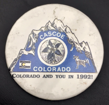 Cascoe Colorado Pin Button Pinback Vintage 1992 - $11.95