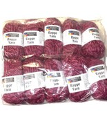 Lot of 10 SMC Ragge Superwash Wool Nylon Worsted Yarn Red #135 Schachenmayr - £33.03 GBP