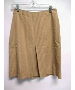 Ann Taylor Pinstripe Pencil Skirt Pleated Size 2 - £18.63 GBP