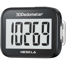 3D Pedometer For Walking, Simple Step Counter With Large Digital Display... - £23.59 GBP
