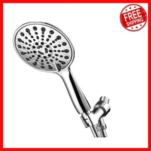 High-Pressure Handheld Shower Head with 69&quot; Hose &amp; Elegant Brushed Finish - $46.55