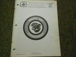 1974 Arctic Cat Wankel Panther Illustré Service Parties Catalogue Manuel... - $24.87