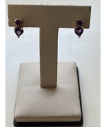 10K YELLOW GOLD AMETHYST EARRINGS - $117.81