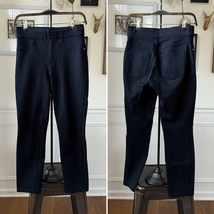 Spanx Ponte Knit Black Pull On Pants The Perfect Pant Short Ankle S - $50.40