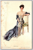 Artist Signed Howard Chandler Christy Woman Waiting UNP PMC UDB Postcard K10 - $8.87