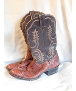 Tony Lama Snakeskin Cowboy Boots 9.5B - £23.76 GBP