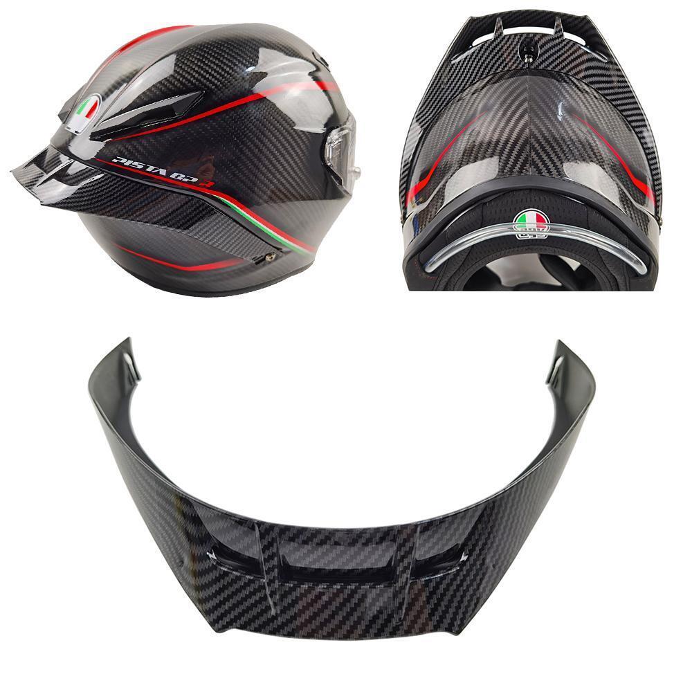 Primary image for Carbon-Look Motorcycle Rear Trim Helmet Spoiler Case for Agv Pista Gpr Corsa Acc