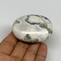 85g, 2.4&quot;x1.7&quot;x0.9&quot;, Tree Agate Palm-Stone Reiki Energy Crystal Reiki, B29496 - £8.12 GBP