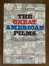 *THE GREAT AMERICAN FILMS (1973) Special Film Festival at LACMA Original... - $125.00