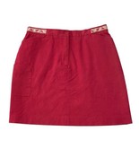 Vintage Lilly Pulitzer Lobster Skirt Size 10 Red Mini White Label Classi... - $639.58 MXN