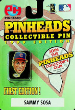 Pinheads Collectible Pin - Sammy Sosa - (1999 ed.) Original Unopened Pac... - $7.24