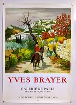 Yves Brayer – Paris Gallery – Mourlot- Original Poster – Poster – 1973 - £117.25 GBP