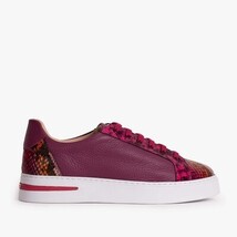The Burano Purple & Fuchsia Leather Women Sneaker image 7
