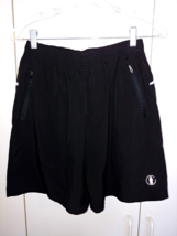 Bollinger Men&#39;s Black POLYESTER/SPANDEX SHORTS-S-BARELY WORN-THIN/COOL - £7.56 GBP