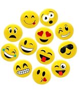 12" Emoji Party Pack Inflatable Beach Balls  Beach Pool Party Toys (12 P... - $10.99