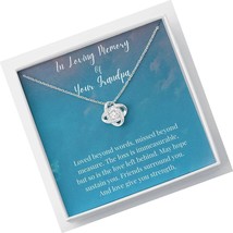 Personalized Gift - Love Knot Necklace, In Loving Memory Of - $124.57