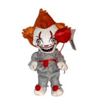 IT Pennywise Clown Plush Animated Walking Talking Doll Halloween Creepy LG 14.5&quot; - £22.06 GBP