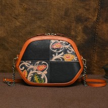 New Mini Crossbody Bags For Women Embossed Dyed Genuine Leather Ladies Shoulder  - £66.76 GBP
