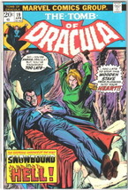 The Tomb of Dracula Comic Book #19 Marvel Comics 1974 VERY FINE - £30.54 GBP