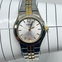 Pulsar Two Tone WR Stainless Steel Women’s Watch Working New Battery - $24.25