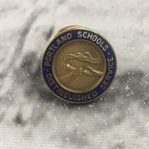 Portland Schools Distinguished Service District Achievement Pin Collecti... - £7.78 GBP