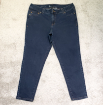 Lane Bryant Genius Fit Jeans Women&#39;s 20 Average Skinny Blue Denim - $19.80