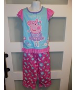 Ballerina Peppa Pig 2 Pc Short Sleeve Pajama Set Size 5 Girl&#39;s - $14.10