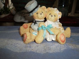 1992 Cherished Teddies: Robbie and Rachel &quot;Love Bears All Things&quot; - Hami... - $5.94