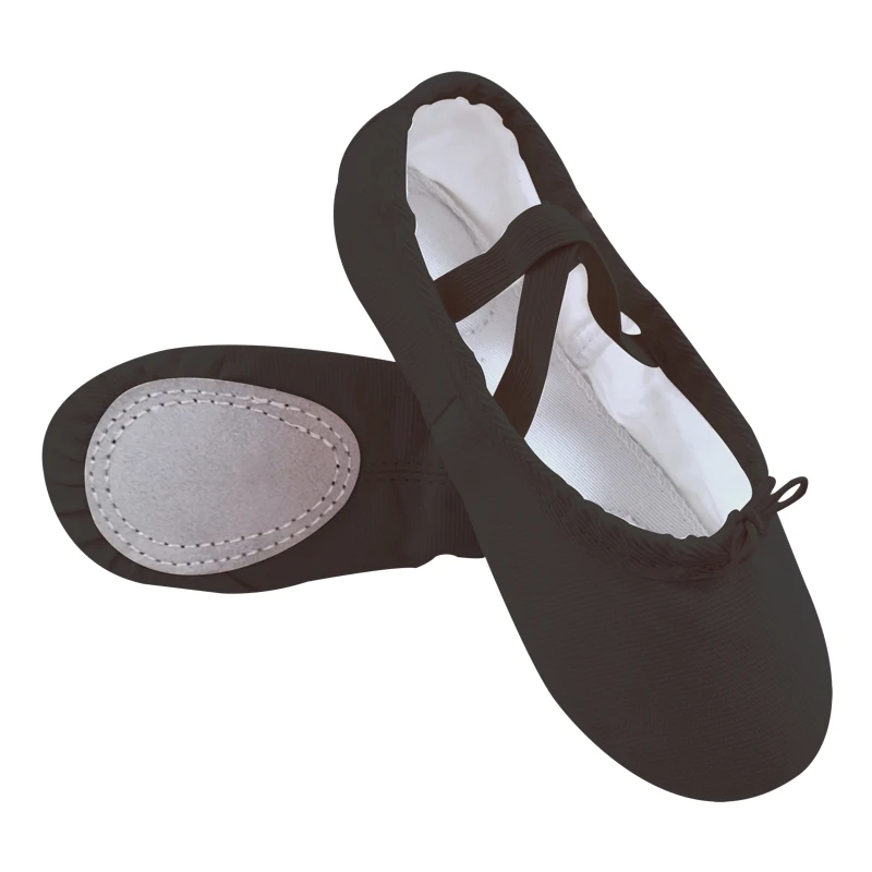 A02d2 Ballet Slippers For Girls Clic Split-Sole Canvas Dance Gymnastics Baby Yog - £41.16 GBP