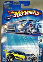 Hot Wheels #209 Roll Patrol SURF CRATE Blue/Lime w/5 Spokes &amp; Yellow Board 2004 - £3.91 GBP