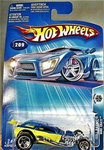 Hot Wheels #209 Roll Patrol SURF CRATE Blue/Lime w/5 Spokes &amp; Yellow Board 2004 - £3.96 GBP