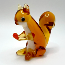 Murano Glass Handcrafted Unique Art, Lovely Big Size Squirrel Figurine, Size 2 - £21.00 GBP