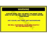 CUSTOM REG SECURITY SAFETY SIGN AUTHORIZED WORK HOME BUSINESS PHOTO ALL ... - $4.84+